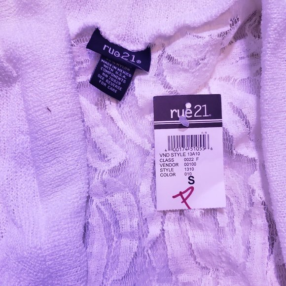 White lace Cardigan Bolero - Picture 2 of 3